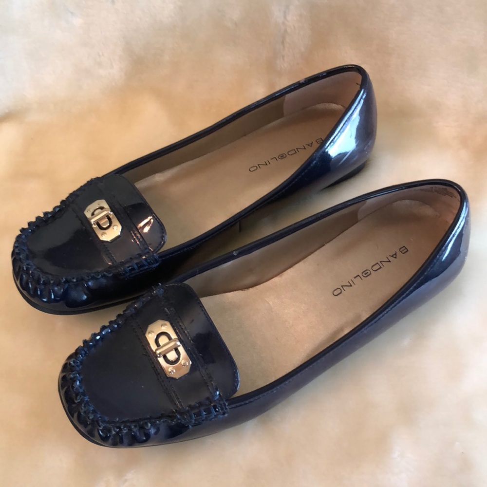 Bandolino Navy Leather Loafer
